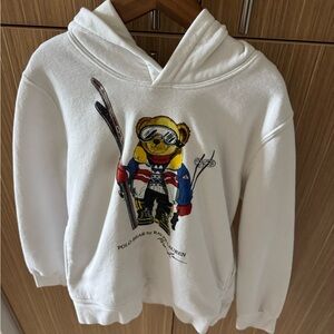 Polo by Ralph Lauren White Graphic Hoodie